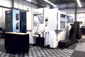 The Matsuura MAM72-35V five axis machine with a 32 position pallet changer, and GF Machining Solutions' Mikron HPM800 five axis machining centre equipped with a 20,000 rpm HSK-A63 spindle.