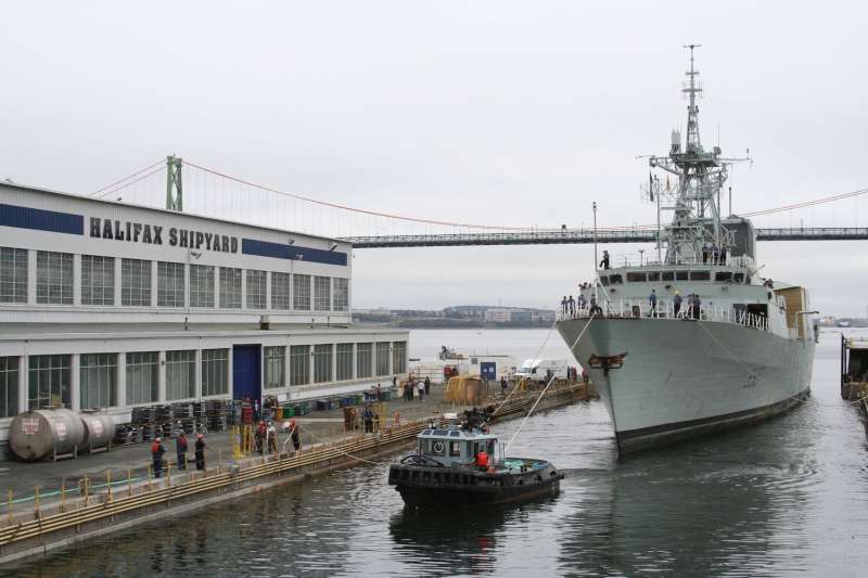 Irving Shipbuilding in Halifax