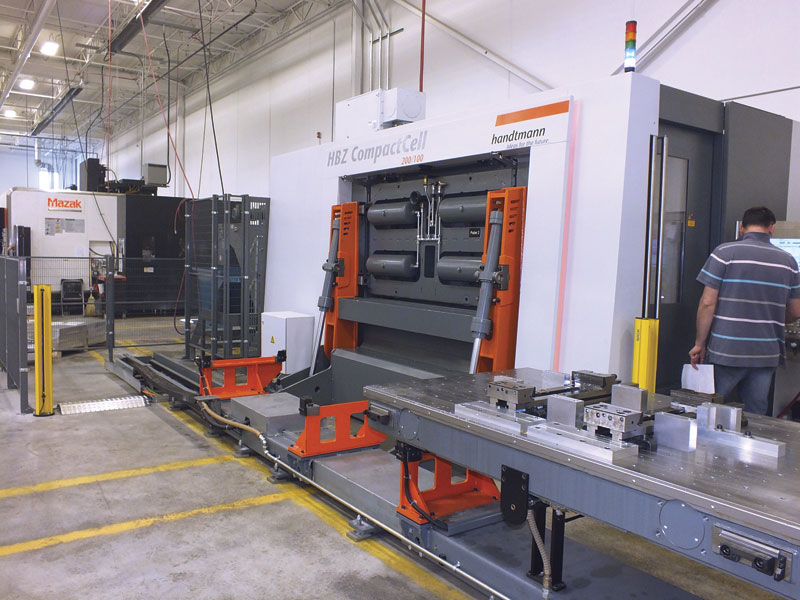 The Merlin system will be rolled out on other machines in the plant, including this Handtmann.