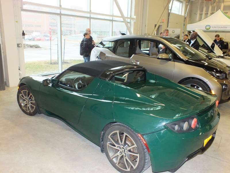 Tesla Roadster at the McMaster Automotive Research Centre