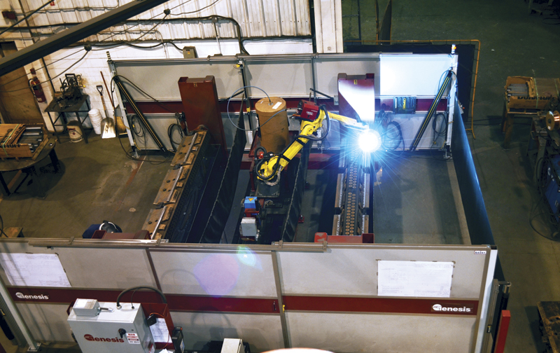 Lincoln welding automation at the company's Edmonton, AB, operation.