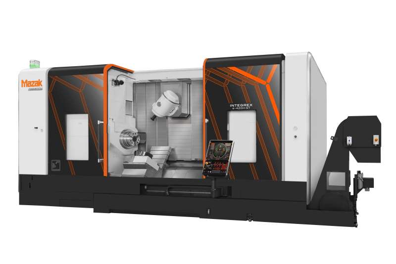Mazak INTEGREX e420H ST with Smooth CNC control technology, part of the company's iSMART Factory concept