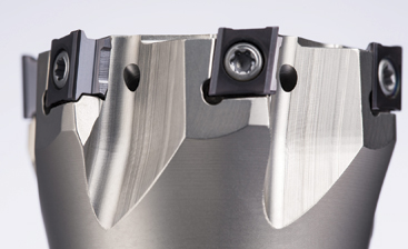 Horn's 406 tangential milling system now includes side and screw-in milling cutters.