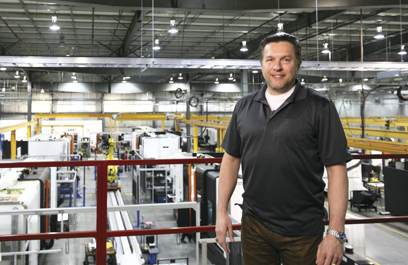 John Pleša, president and CEO of GN Corporations Inc., believes in investing in advanced manufacturing systems to remain competitive.