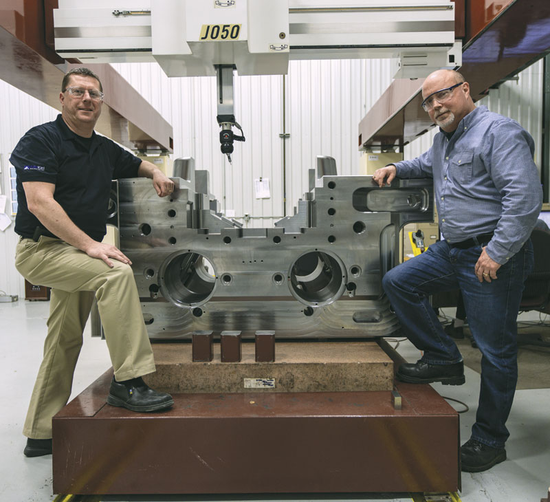 Larry Delaey and Dennis Alexander say the Juaristi machine sets the company apart from competitors