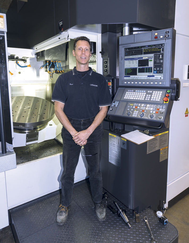 Dave McCaughrin, says his new Okuma five axis machining centre has the capabilities to meet his customers' needs.