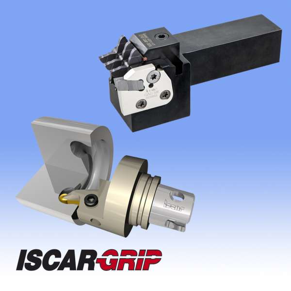 Specialty tooling is alive and well with automakers. This tool is used to machine four grooves simultaneously in a friction-welded piston. Image: Iscar Tools