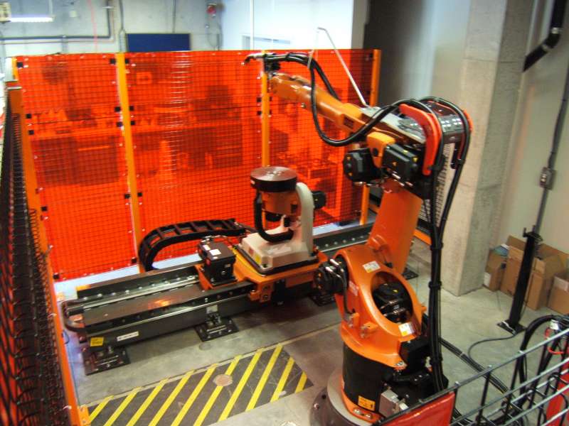 High speed robotic cladding system at NRC