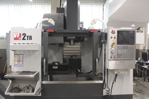 George Brown students have access to the latest machining technologies, including five axis, as seen on this Haas five axis vertical machining centre.
