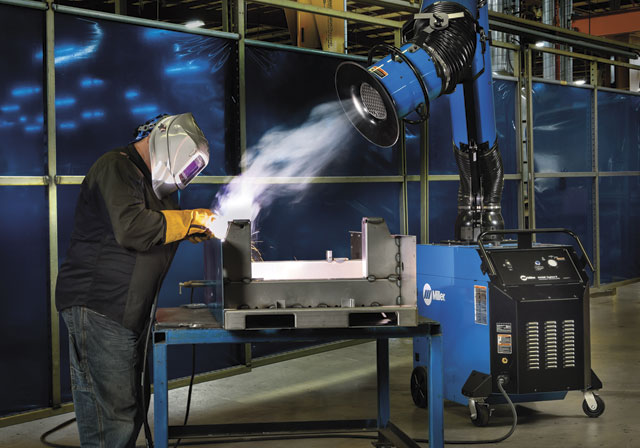 New welding technologies can help to improve welder performance and also improve welding efficiencies on the shop floor.  Images: Miller Electric