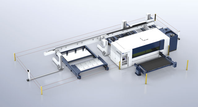 Anaylzing the ROI of new investments like high speed fiber lasers will help determine how to manage downstream processes in your fabrication shop.  Image: TRUMPF