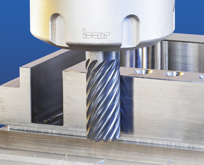 Iscar has introduced a line of carbide end mills for titanium machining: the Ti-Turbo series.