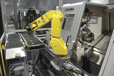 Robots make a good machine tool even better, greatly expanding both capability and throughput. Image: Okuma America