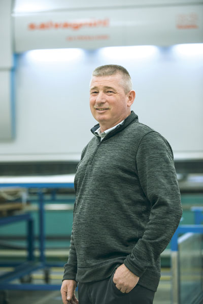 Greg Freitas, general manager at TMI Climate Solutions, credits part of the company's success in Canada and in the US to the Salvagnini equipment.