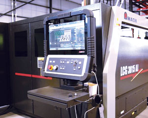 Part of IMP's strategy to improve production efficiencies included the purchase of a fast fiber laser cutting system, the Amada 6000 watt LCG 3015 laser.
