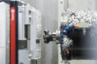 SHAPE’s Okuma machines boast 15,000 rpm, 64 tools, and through-the-spindle high pressure coolant.