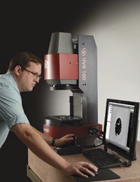 Simple benchtop video measurement systems powered by a PC and independent motion control systems are a good choice for many applications, says Mark Arenal of Starrett Kinemetric Engineering. IMAGE: Starrett