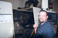 H&O plant manager Mike McDougall has worked at the company for more than 30 years. Image: H&O Cylindrical