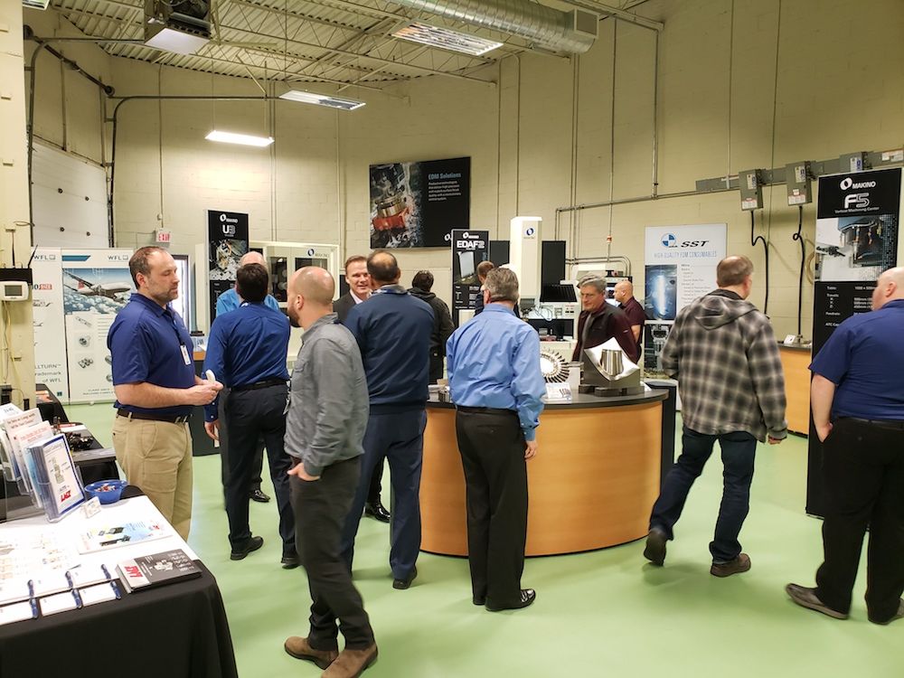 Manufacturers visiting SST-Canada's facility