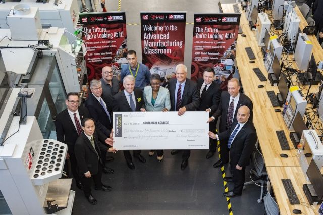 The Gene Haas Foundation donated $250,000 to the new centre