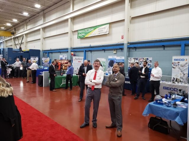 Multiple suppliers were at each of the distributors' facilities, including Thomas Mittmann of Mittmann Inc. and Yusuf Ali of Rohm of America