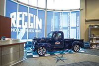 Reggin Industries founder David Alle purchased this 1941 Fargo, the oldest he could find to match the year the company was founded, 1931. The truck has been in the showroom for 12 years.
