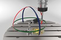 The QC20-W wireless ballbar system can be used to diagnose a variety of machine ailments.