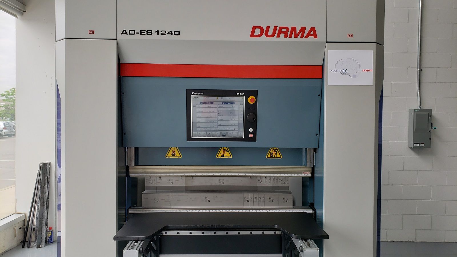 A Durma press brake housed in the new facility