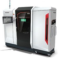 Not a hybrid, DMG MORI’s Lasertec 30 SLM metal powder bed 3D printer offers dynamic adjustment of the laser beam’s focus diameter.