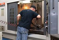 Usinage R.A. purchased its first CNC machine, a Mazak VTC-200B vertical machining centre, in 2000 from Mazak distributor A.W. Miller.