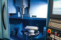 The Matsuura five axis machine has reduced setup times and increased throughput and efficiency at Rainhouse Manufacturing Canada.