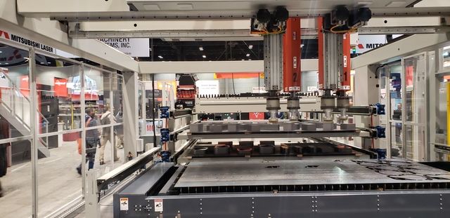 MC Machinery's automated part sorting system
