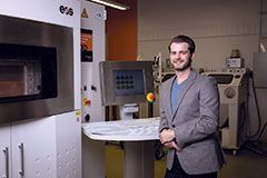Simon Coulson, general manager of Mohawk College's IDEAWORKS, an institution that helps companies pursue additive opportunities while reducing the risk of trying this technology. 
