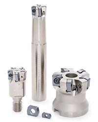 Tungaloy says its DoFeed line of indexable milling cutters offers excellent chip evacuation, low cutting forces, and a wiper insert design for high quality surface finishes. 
