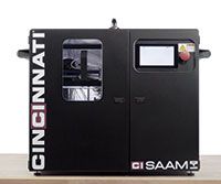 Meet the SAAM, short for Small Area Additive Manufacturing, a 3D printer said to be ideal for quick-turn press brake tooling, back gauge stops, functional gauging, and more. Cincinnati